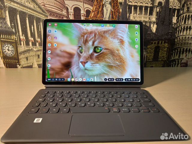 SAMSUNG Galaxy Tab S6 новый 6+128 Гб Чехол-клавиту