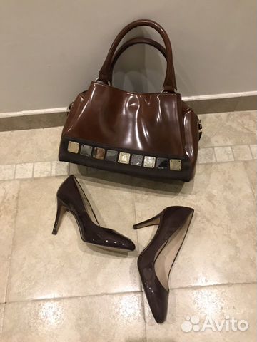 Туфли женские коричневые Massimo Dutti 39 (на 38)