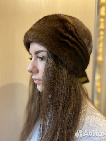 Шапка норка, натуральный мех Шапка норка, натуральный мех