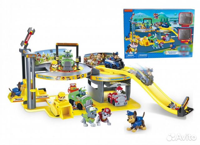 Паркинг Щенячий патруль большой