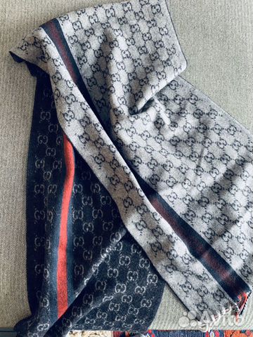 Мужской шарф Gucci. Торг