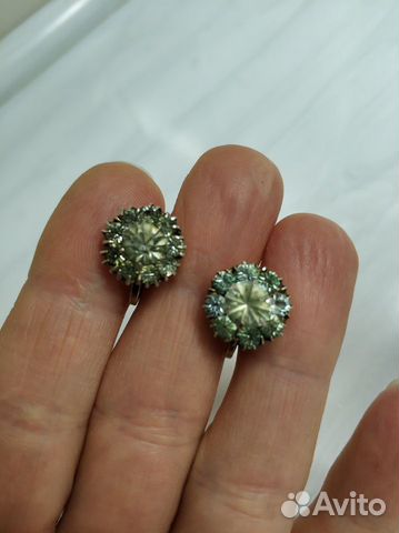 Серьги серебро винтаж СССР Серьги серебро винтаж СССР