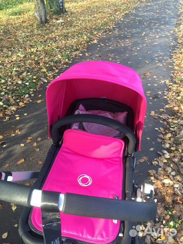 Коляска Bugaboo Cameleon 3 фуксия+допы Коляска Bugaboo Cameleon 3 фуксия+допы