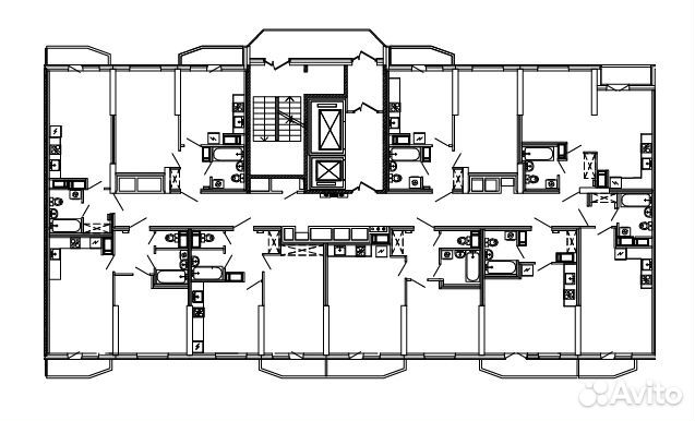 1-к квартира, 49 м², 17/19 эт. 1-к квартира, 49 м², 17/19 эт.