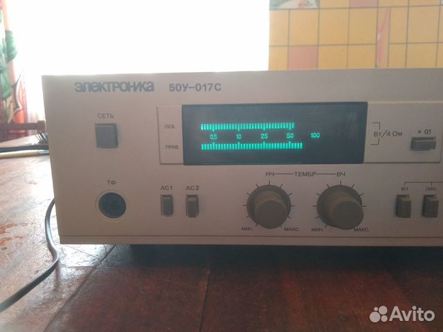 Электроника 50У-017С усилитель в отл. сост Электроника 50У-017С усилитель в отл. сост