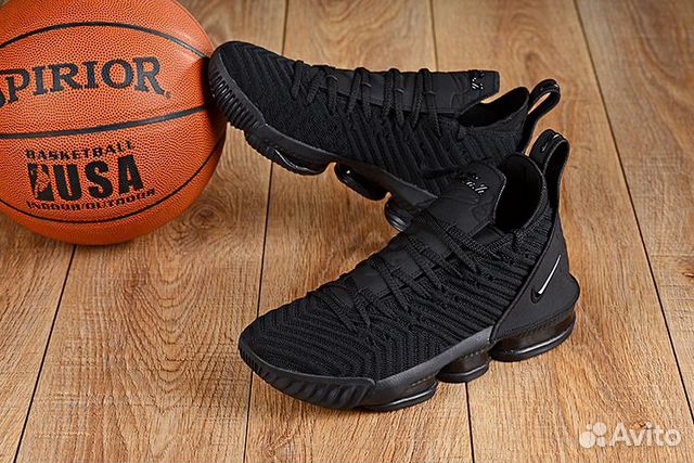 Nike Lebron 16 Triple Black купить в 