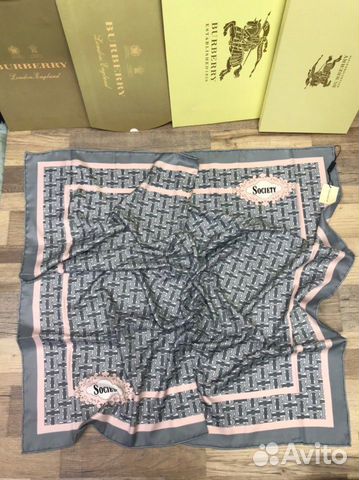 Новый женский шёлковый платок Burberry Новый женский шёлковый платок Burberry