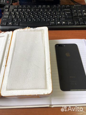 Заднее стекло корпуса iPhone 8 Plus Black original
