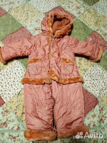 Комбинезон зимний 86р. Хорошее состояние, без потё Комбинезон зимний 86р. Хорошее состояние, без потё