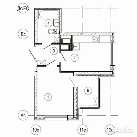 1-к квартира, 31.3 м², 25/25 эт. 1-к квартира, 31.3 м², 25/25 эт.