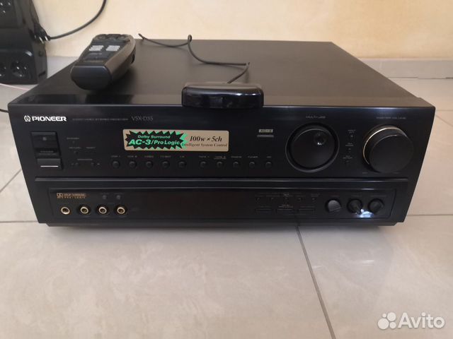 Ресивер Pioneer VSX-D3S Channel 130x2 100x5 Watt R Ресивер Pioneer VSX-D3S Channel 130x2 100x5 Watt R