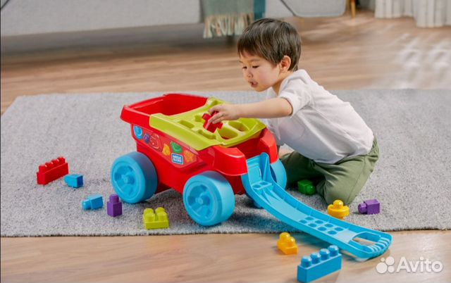 Тележка - сортер Mega Bloks Тележка - сортер Mega Bloks