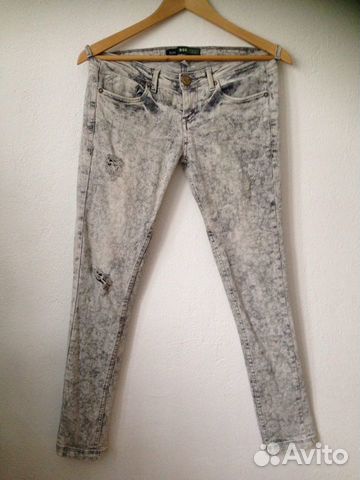 Джинсы Bershka, flower