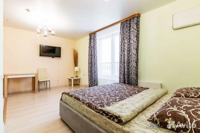 

Квартира-студия, 35 м², 2 кровати