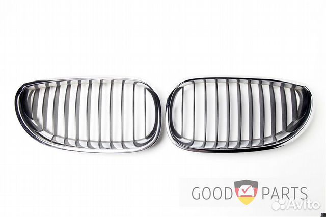 Решетка радиатора хром BMW 5-серия E60/E61 2003-2