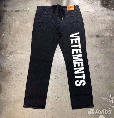 Джинсы Vetements Джинсы Vetements