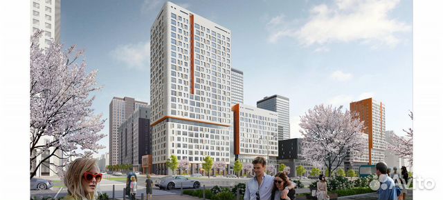 1-к квартира, 43.5 м², 5/25 эт. 1-к квартира, 43.5 м², 5/25 эт.