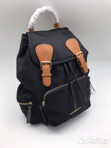 Новый женский рюкзак Burberry чёрный Новый женский рюкзак Burberry чёрный