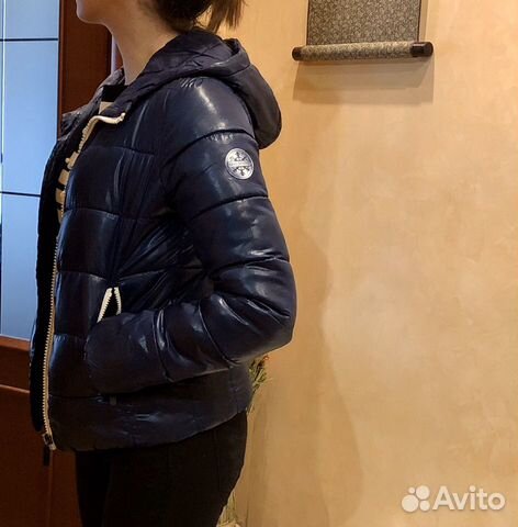 Осенняя/весенняя синяя куртка Осенняя/весенняя синяя куртка