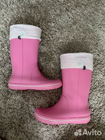 Резиновые сапоги, гольфы crocs