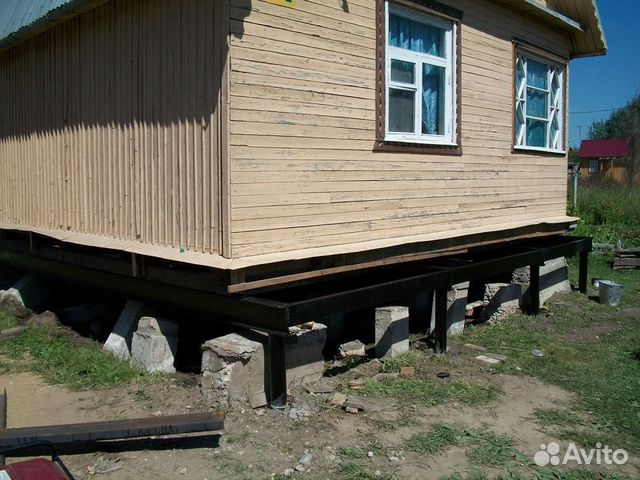 Подъём домов, бань ремонт фундамента замена венцов
