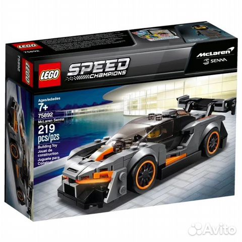 Lego Speed Champions 75892 Макларен Сенна
