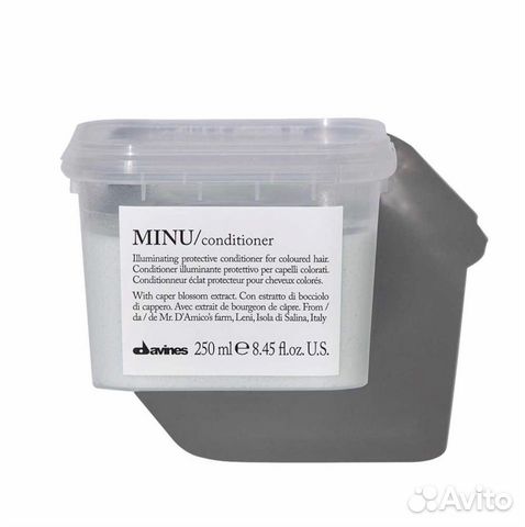 Защитный шампунь, кондиционер, маска minu Davines
