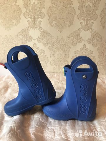 Сапоги резиновые Crocs, C 13 (р. 30) Сапоги резиновые Crocs, C 13 (р. 30)