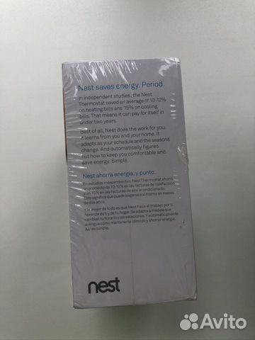 Термостат Nest Thermostat 3rd Gen Stainless Steel Термостат Nest Thermostat 3rd Gen Stainless Steel