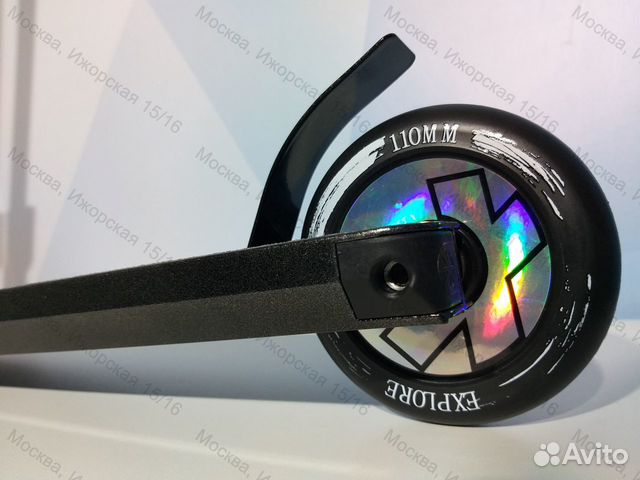 Трюковой самокат Explore spade deluxe black 2020