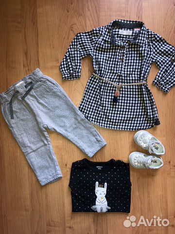 Пакетом Zara, Carter’s и др. на 9-12 месяцев