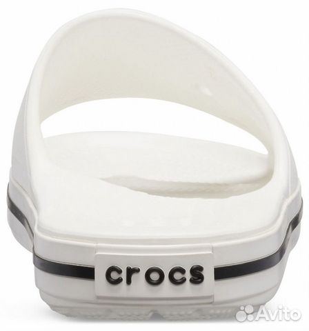 Белые шлепанцы crocs Crocband III