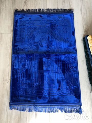 Коврик для намаза синий