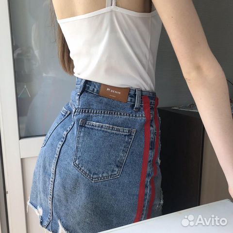 Юбка джинсовая