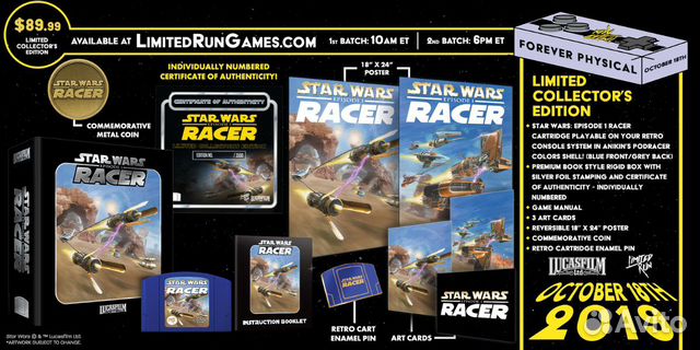 Star Wars Racer Nintendo 64 LRG Star Wars Racer Nintendo 64 LRG