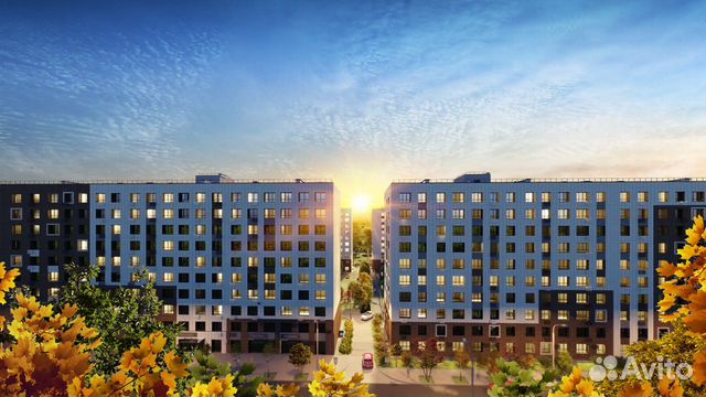 2-к квартира, 53.6 м², 4/10 эт.