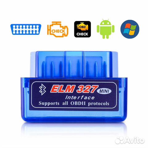 Автосканер ELM327 OBD Диагностический сканер OBD2