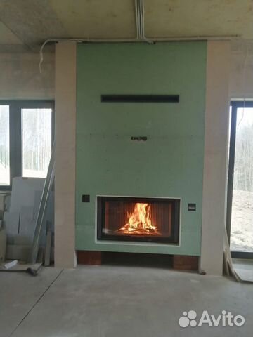 Установка камина под ключ