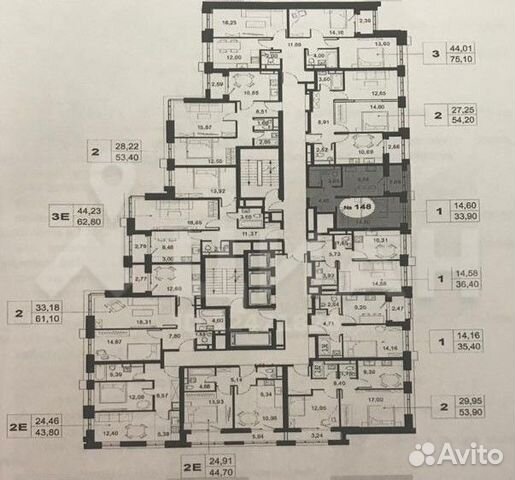 1-к квартира, 34 м², 14/31 эт.