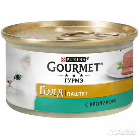Корм для кошек Gourmet Gold кролик паштет конс. 85 Корм для кошек Gourmet Gold кролик паштет конс. 85