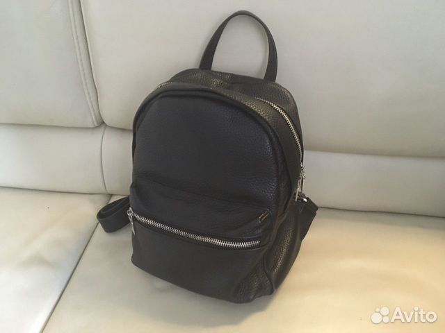 Рюкзак сумка кожаный