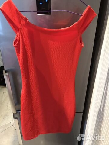 Летнее красное Платье