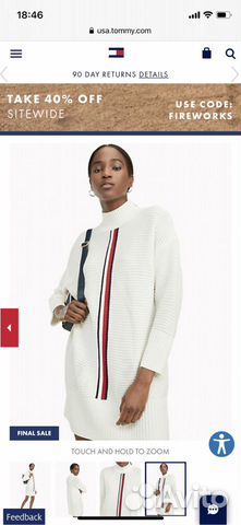 Платье новое Tommy Hilfiger вязаное