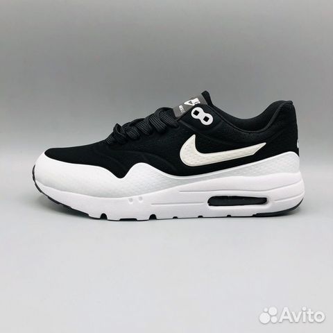 Кроссовки Nike Air Max1 87 Ultra Moire Black-White Кроссовки Nike Air Max1 87 Ultra Moire Black-White