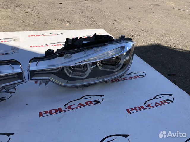 BMW F30 фары с галогена на Full Led новые в сборе