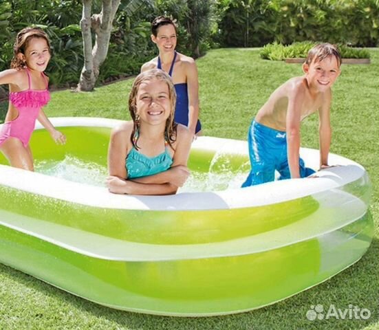 Бассейн надувной каркасный 1-4м Глубина до 122см