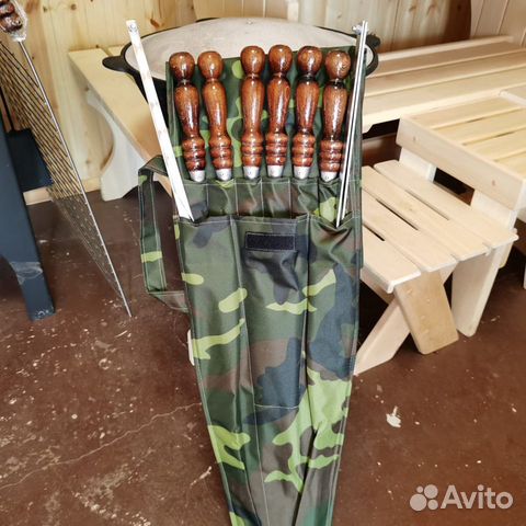 Набор шампуров походный