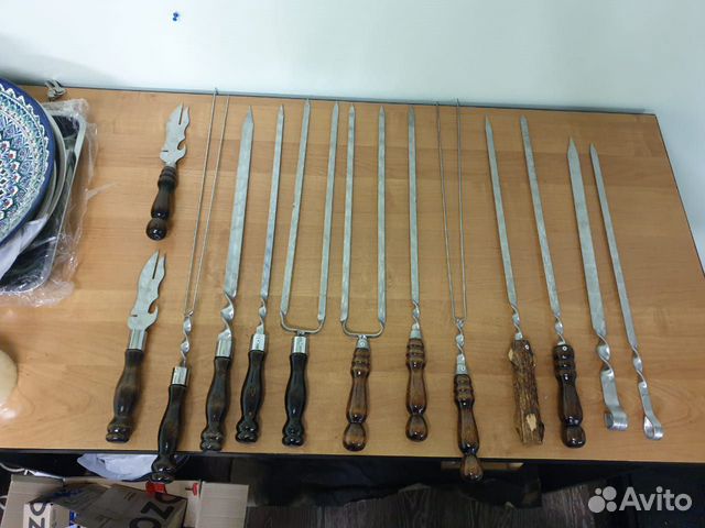 Шампуры, комплекты, подарочные наборы, чехлы