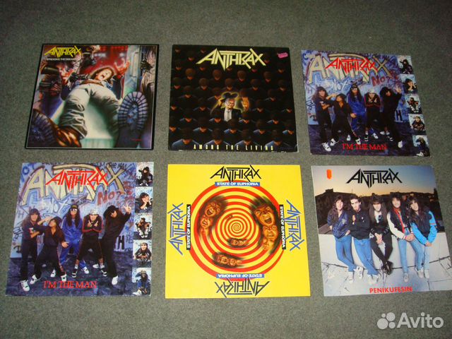 Коллекция винила Anthrax 6LP