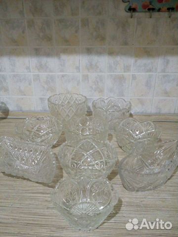 Салатницы из хрусталя